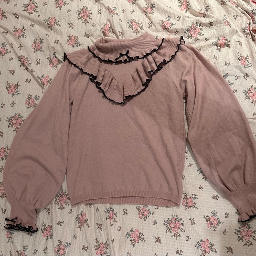 Dear my love official balloon sleeve jirai kei sweater